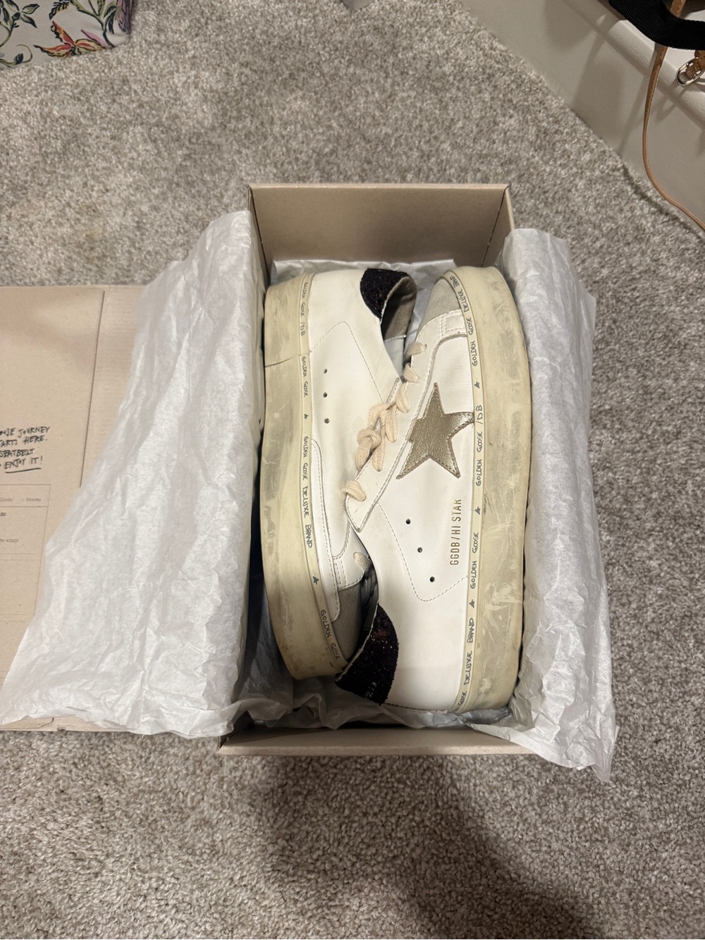 Golden Goose hi star shoes